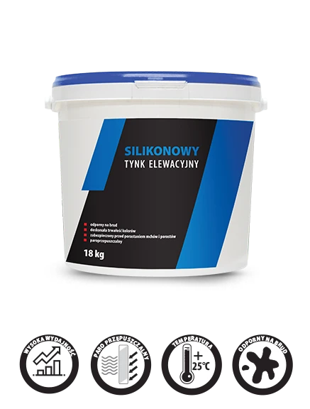 Tynk silikonowy dekoracyjny ASTEX Akry-Puc 18kg